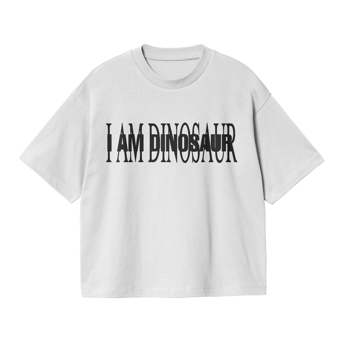 I AM DINOSAUR White
